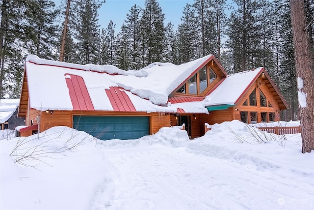 view of front of property