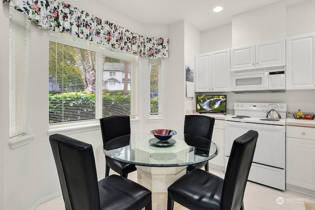 view of dining room