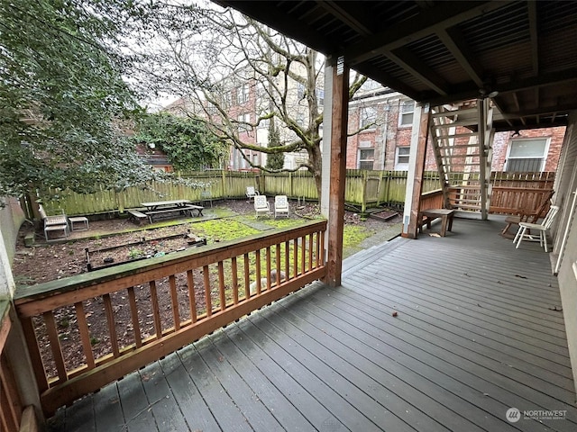 view of deck