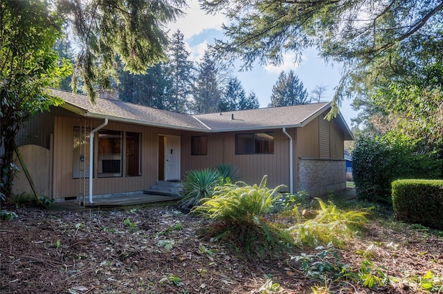 view of ranch-style home