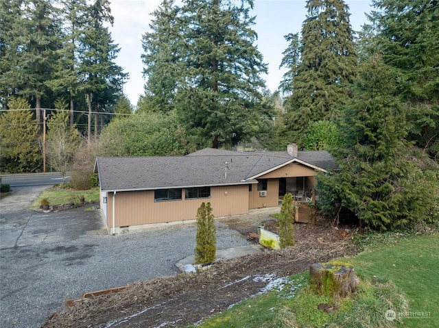 view of ranch-style house