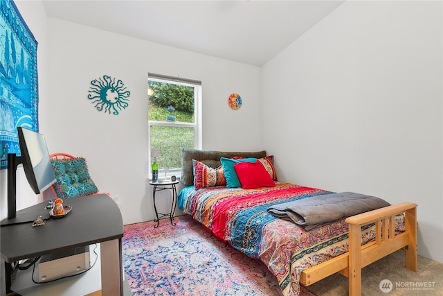 bedroom featuring carpet flooring