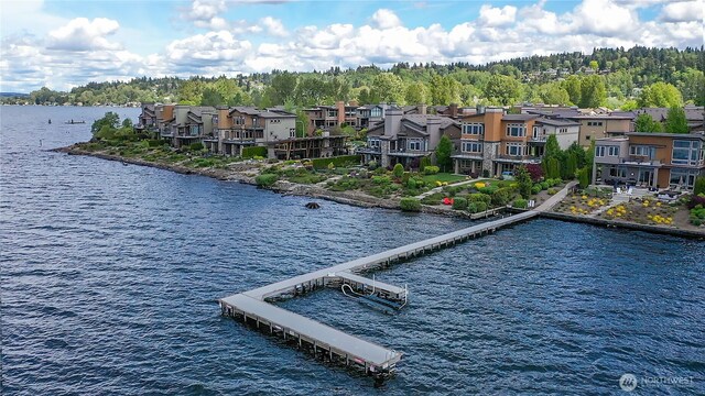 1026 N 41st Pl, Renton, WA 98056 - view of dock featuring a water view and a residential view