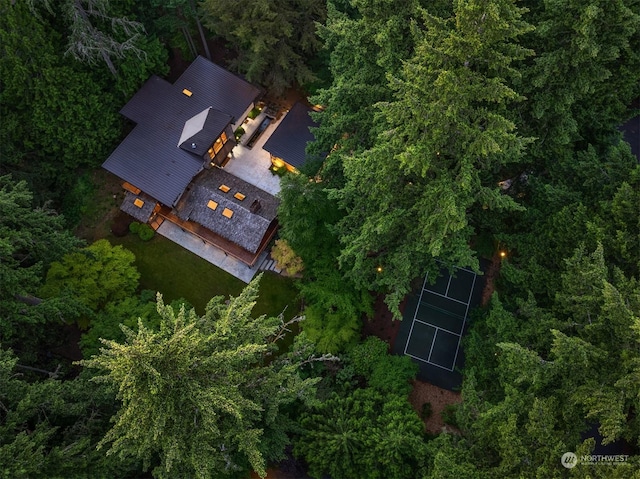 aerial view