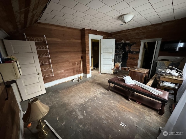 1223E 2nd St, Aberdeen, WA 98520 - interior space with wood walls