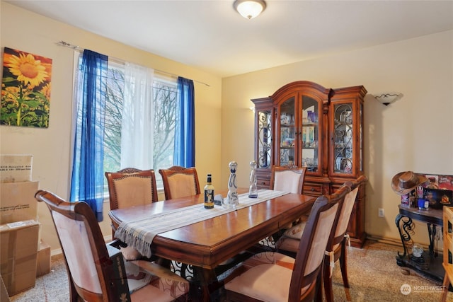 view of dining room