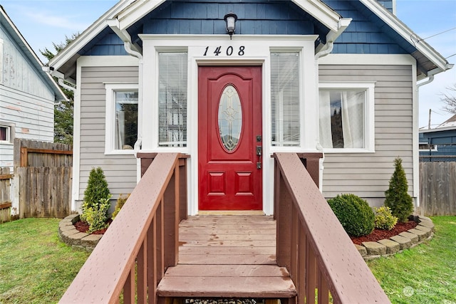 view of property entrance