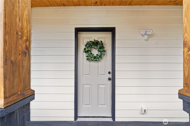 view of entrance to property