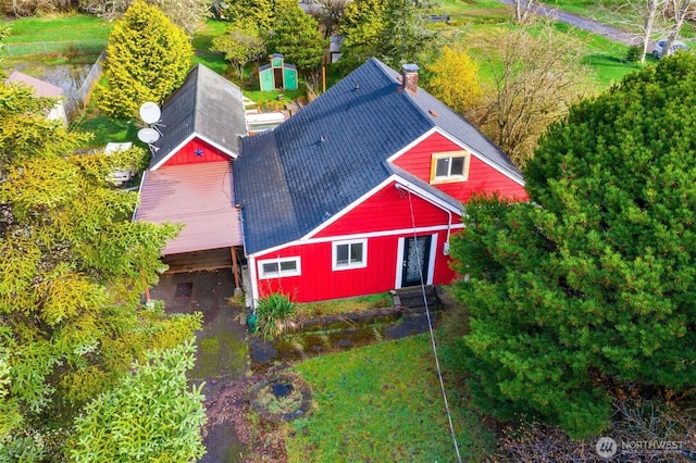 1506 Westport Rd, Aberdeen, WA 98520 - view from above of property