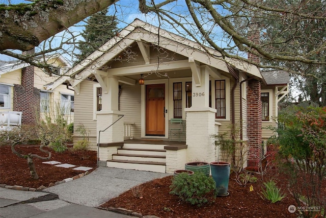 view of front of home