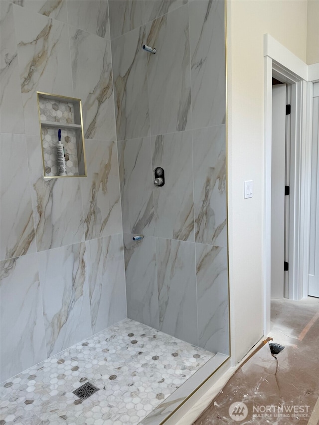 3910 W 3rd St, Anacortes, WA 98221 - bathroom with a marble finish shower