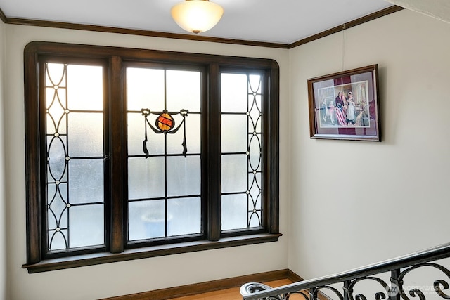 interior details featuring ornamental molding