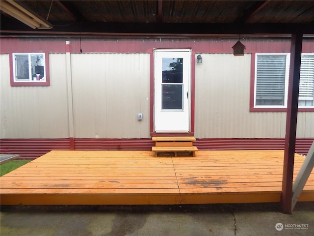 view of property entrance