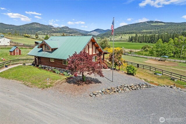 1427 N Chapin Rd, Evans, WA 99126 - mountain view featuring rural landscape
