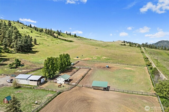 1427 N Chapin Rd, Evans, WA 99126 - aerial view of sparsely populated area featuring agricultural land