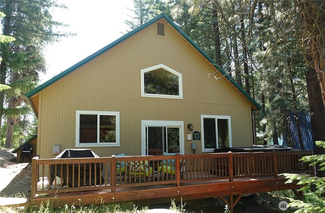25813 Bridle Ln, Leavenworth, WA 98826 - rear view of property with a deck