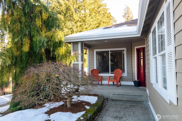 view of patio / terrace featuring a porch