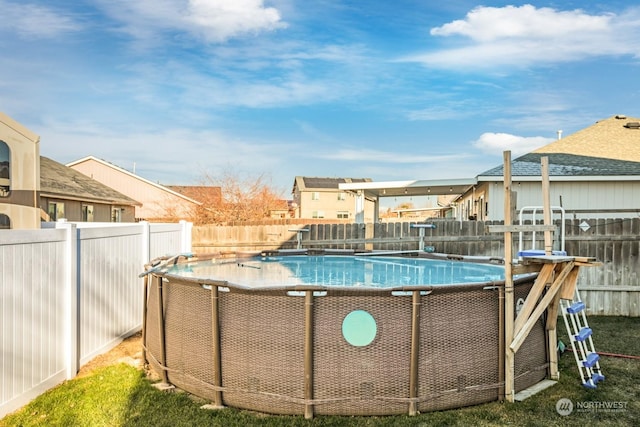 view of pool