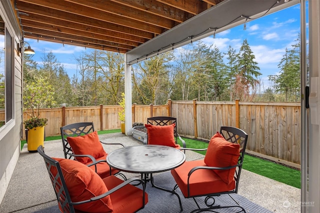 view of patio / terrace