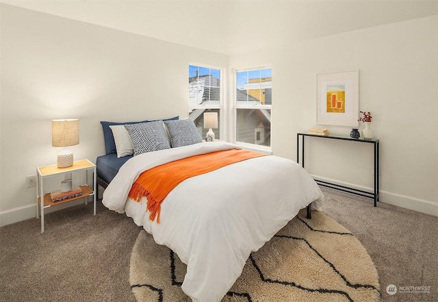 bedroom featuring carpet floors