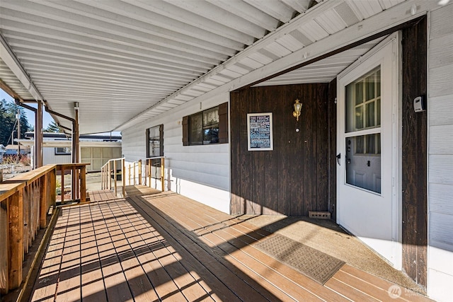 view of deck