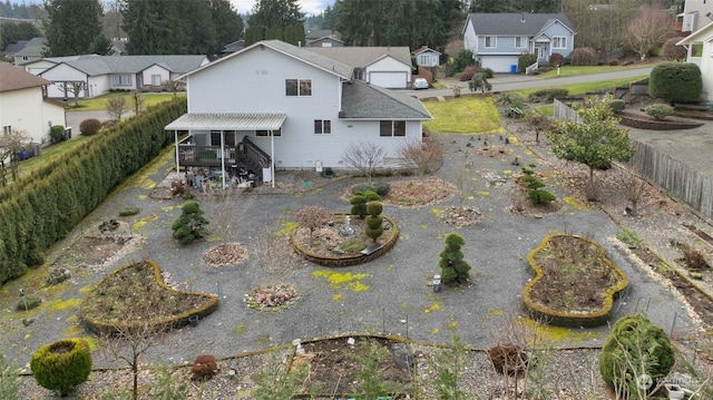 view of rear view of property