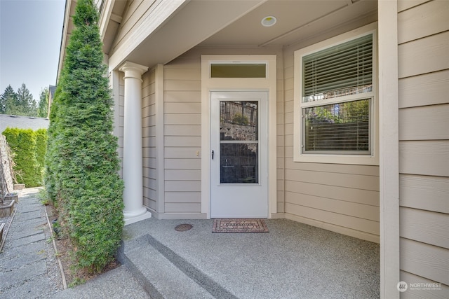 view of property entrance