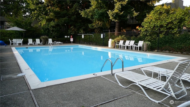 view of pool