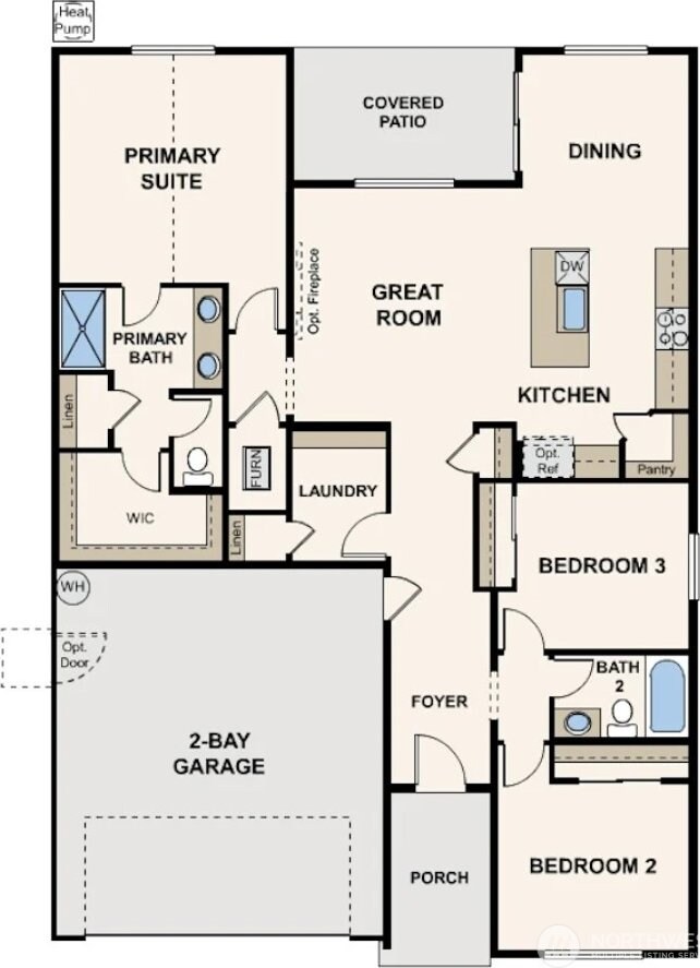 284 Wind River Ct, Chehalis, WA 98532 - floor plan