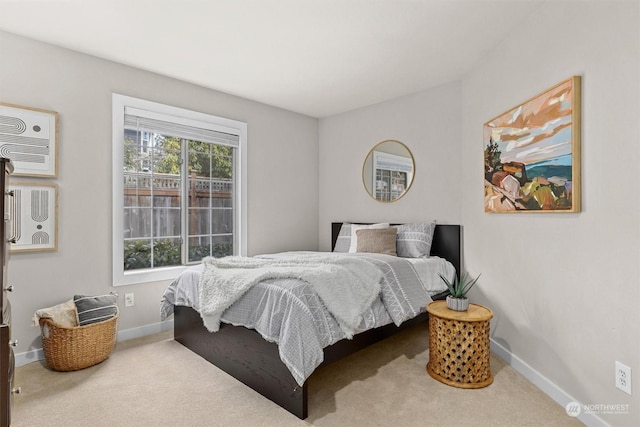 bedroom featuring carpet floors