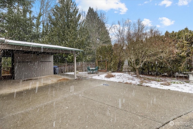 view of patio