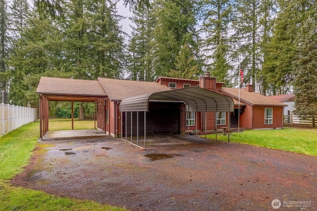 view of horse barn