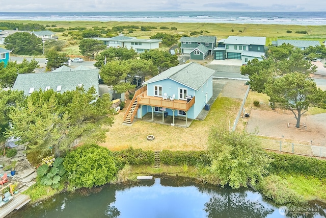 32208 G St, Ocean Park, WA 98640 - aerial view featuring a water view