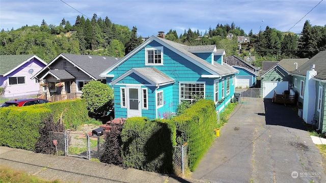 view of bungalow-style home