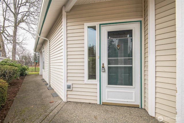 view of entrance to property