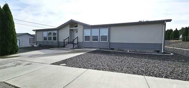 view of manufactured / mobile home