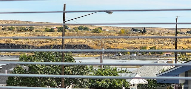 property view of water featuring a rural view