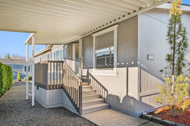 view of property entrance