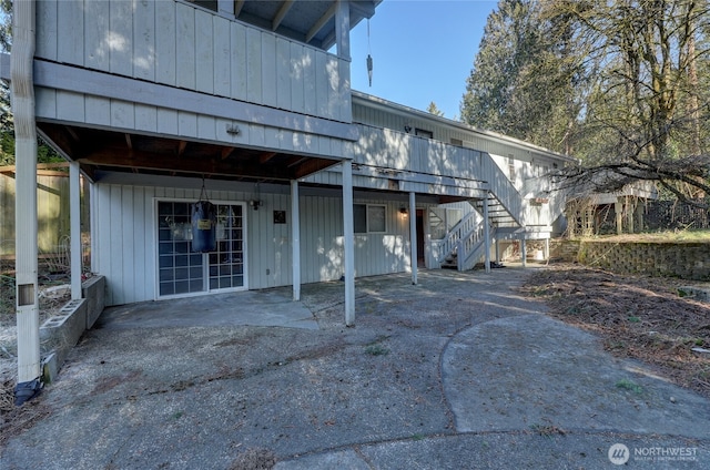 view of back of property