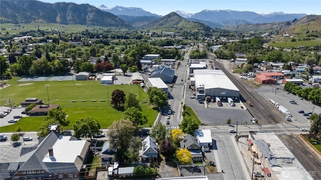 205 S Division, Cashmere, WA 98815 - aerial view of a mountain backdrop
