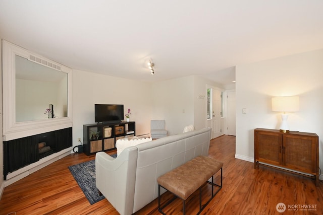 220 SW 200th St Unit 186, Normandy Park, WA 98166 - living area featuring wood finished floors