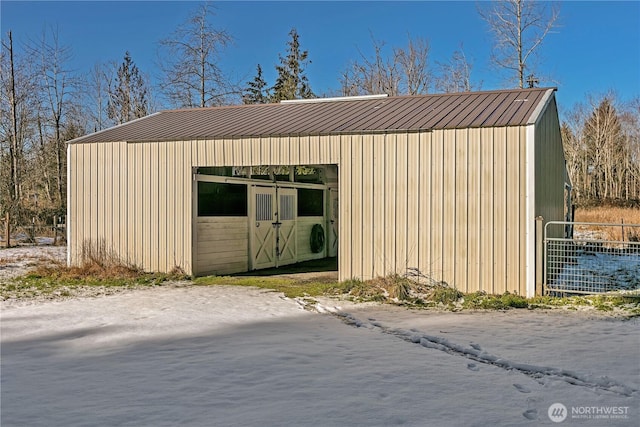 28622 SE 434th St, Enumclaw, WA 98022 - view of snow covered structure