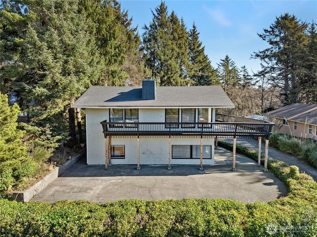1508 Hoquiam Ln S, Westport, WA 98595 - back of house featuring a deck