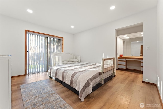 9447 Vernal Ave SE, Moses Lake, WA 98837 - bedroom featuring light hardwood / wood-style floors