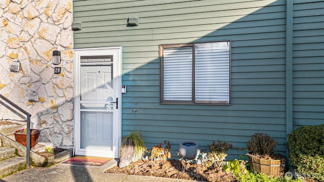 view of entrance to property