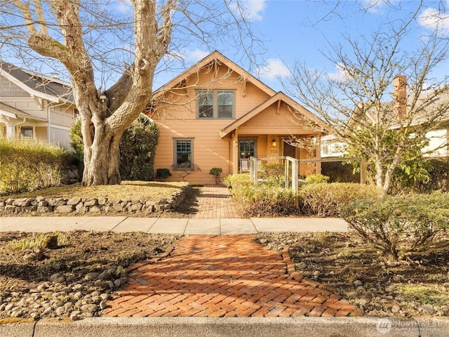 view of craftsman house