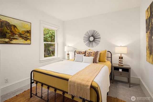 bedroom featuring carpet floors