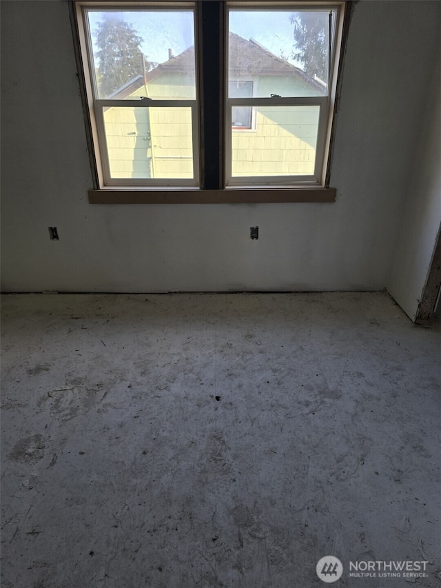 view of empty room