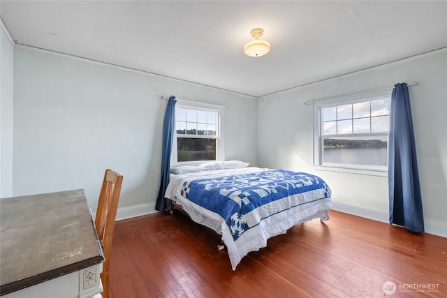 4412 Dyes Inlet Rd NW, Bremerton, WA 98312 - bedroom featuring dark hardwood / wood-style flooring