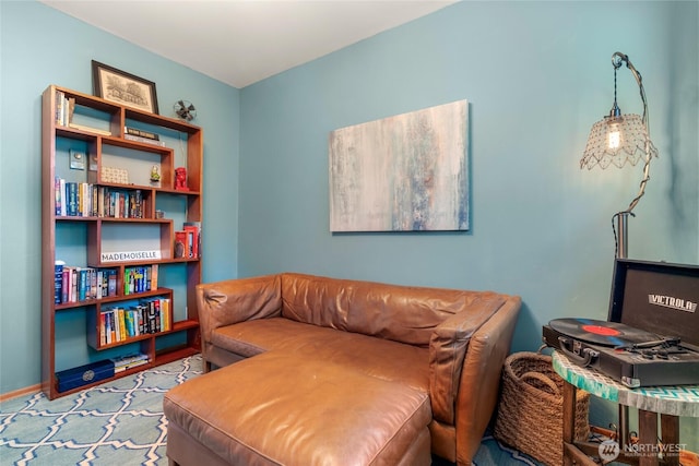 view of sitting room